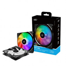 Deals, Discounts & Offers on  - DEEPCOOL CF140 2 in 1 | MB Controlled 140 mm A-RGB LED Case Fan/Cooler - DP-FA-RGB-CF140-2