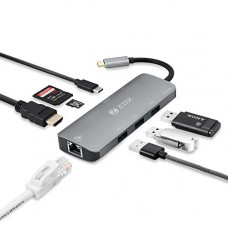 Deals, Discounts & Offers on  - Zoook 8 Port Adaptor For Type C Devices - 8 in 1 Type C Hub