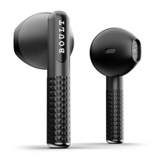 Deals, Discounts & Offers on Headphones - Newly Launched Boult Audio AirBass Powerpods TWS Featherweight Earbuds, 20H Playtime with Zen Technology ENC, Fast Charging Type-C, IPX5 Water Resistant, Touch Controls and Voice Assistant (Black)