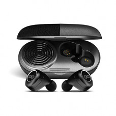 Deals, Discounts & Offers on Headphones - Crossloop Gen Bluetooth Truly Wireless In Ear Earbuds With Mic With In-Built 3W Speaker, Immersive Audio, Ipx4 Splash Proof, 20 H Battery, Voice Assistance, Instant Pair Hd Dual Master (Black Leather)
