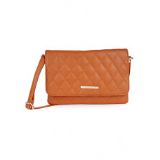 Deals, Discounts & Offers on  - Lapis O Lupo Women Fashion Quilt Design Sling Bag Vegan Leather Satchel Purse With Adjustable Sling