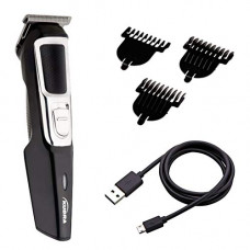 Deals, Discounts & Offers on Health & Personal Care - Kubra KB-2022 USB Rechargeable Cordless Beard and Hair Trimmer For Men (Black)