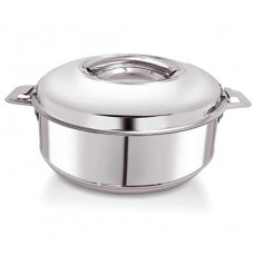 Deals, Discounts & Offers on  - Warmeo Stainless Steel Solid Casserole - 2200 ml, Set of 1, Silver