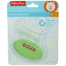 Deals, Discounts & Offers on Baby Care - Fisher-Price Silicone Baby Finger-Brush with Case, Green