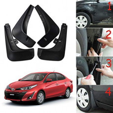 Deals, Discounts & Offers on  - Oshotto Mud Flap (O.E.M Type) Compatible with Toyota Yaris (Set of 4)