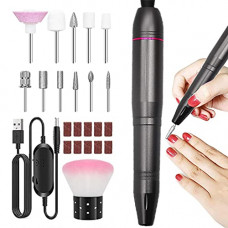 Deals, Discounts & Offers on Beauty Care - [Live 12 AM] MAYCREATE Nail Drill Machine Professional, 20000rpm Adjustable Electric Nail Filer Machine with 25pcs Accessories, Portable Manicure Pedicure Kit