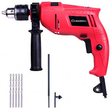 Deals, Discounts & Offers on Home Improvement - Buildskill Professional DIY Reversible BGSB13RE Hammer Drill Machine with 5 Bits Hammer Drill (13 mm Chuck Size, 500 W)
