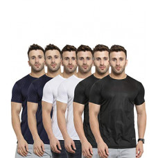 Deals, Discounts & Offers on Men - AWG ALL WEATHER GEAR Men's Regular Fit T Shirt (Pack of 6)