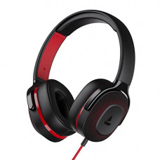 Deals, Discounts & Offers on Headphones - boAt Bassheads 950v2 Wired Headset(Raging Black, On the Ear)