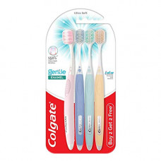 Deals, Discounts & Offers on Health & Personal Care - Colgate Gentle Enamel Ultra Soft Bristles Toothbrush, 4 Pcs (Buy2 Get 2), Soft Bristles