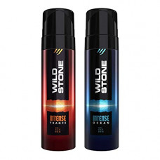 Deals, Discounts & Offers on Beauty Care - Wild Stone Intense Trance and Ocean No Gas Deodorants For Men, Pack of 2 (120ml each)