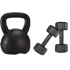 Deals, Discounts & Offers on  - FitBox Sports Intruder 5kg Kettlebell with 2Kg x 2 Dumbbells