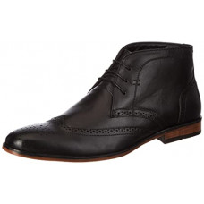 Deals, Discounts & Offers on  - [Size 11] Amazon Brand - Symbol Men Boots Black Ankle Boot-11 (Ink 02)