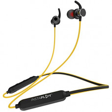 Deals, Discounts & Offers on Headphones - INSTAPLAY H36Y Wireless Bluetooth in Ear Neckband Earphone with Mic (Yellow)