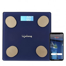 Deals, Discounts & Offers on  - Lifelong LLWS36 Smart Body Fat Weighing Scale with 18 Measurement Functions with Lifelong Smart Home App-Bluetooth Sensor Technology|Electronic Weight Machine|1 Year Warranty & Battery Included (Blue)