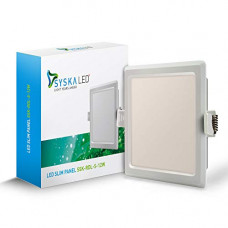 Deals, Discounts & Offers on  - Syska 12 Watt Square Led Slim Downlight Warm White