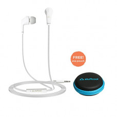 Deals, Discounts & Offers on Headphones - Stuffcool VIV in-Ear Wired Earphones Headphone with Stereo Sound and Hands-Free Microphone and Volume Button
