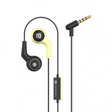 Deals, Discounts & Offers on Headphones - Portronics Conch 70 in-Ear Wired Earphone with Mic, 3.5mm Audio Jack(Yellow)