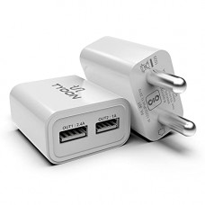 Deals, Discounts & Offers on Mobile Accessories - TYOON PA401C 2.4A Universal Fast Charging Dual USB Port Wall Adapter with Type-C Cable (White)