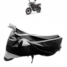 Deals, Discounts & Offers on Accessories - Kandid Black & Silver Polyester two wheeler cover_341