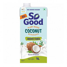 Deals, Discounts & Offers on  - So Good Coconut beverage Unsweetened 1 Ltr
