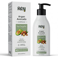 Deals, Discounts & Offers on Air Conditioners - Rey Naturals Moroccan Argan Avocado Hair Conditioner to Repair Damage|Natural Actives|Paraben & Sulphate Free | Deep Conditioner for Smooth Hair, Fights Frizzy Hair | Suitable