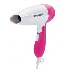 Deals, Discounts & Offers on Beauty Care - AmazonBasics 1200W Compact Hair Dryer with Foldable Handle (Pink)
