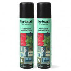 Deals, Discounts & Offers on  - Herbatol Plus All Purpose Disinfectant Spray | Pocket Sanitizer Spray For Both Surface & Skin, Pack of 2, 150 ML