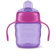Deals, Discounts & Offers on Baby Care - Philips Avent Silicone Rubber Classic Soft Spout Cup, (Pink/Purple) 200 ML 1 Piece