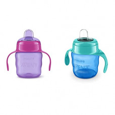 Deals, Discounts & Offers on Baby Care - Philips Avent Classic Soft Spout Cup, 200ml (Pink/Purple) & Philips Avent Classic Soft Spout Cup, 200ml (Green/Blue)