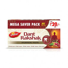 Deals, Discounts & Offers on  - Dabur Dant Rakshak Gum Protection Paste - 32 Ayurvedic Herbs - 175 Grams (Pack Of 3)