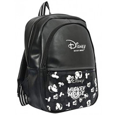 Deals, Discounts & Offers on  - Kuber Industries Disney Print 15.6 inch Leather Waterproof Office Bag/School Bag/College Bag//Unisex Travel Backpack (Black) (KUBMART09906)