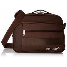 Deals, Discounts & Offers on  - Kuber Industries Canvas 34 cms Brown Men's Sling Bag (TRAVELDUFFLE0020)