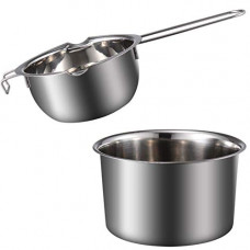 Deals, Discounts & Offers on Cookware - ARTIBETTER 1 Set Stainless Steel Double Boiler Pot with Handle Wax Candy Chocolate Melting Pot