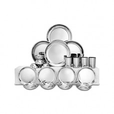 Deals, Discounts & Offers on  - Shri & Sam Stainless Steel Delight Dinner Set, 24 Pieces