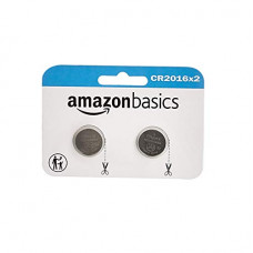 Deals, Discounts & Offers on Electronics - AmazonBasics CR2016 Lithium Coin Cell, 2-Pack