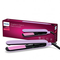 Deals, Discounts & Offers on Irons - [Rs. 400 Back] PHILIPS BHS393/40 Straightener with SilkProtect Technology. Straighten, curl, suitable