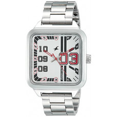 Deals, Discounts & Offers on Men - Fastrack Varsity Analog Silver Dial Men's Watch-3179SM01 / 3179SM01