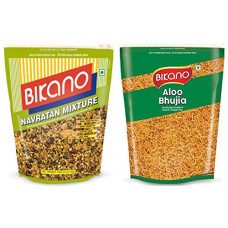 Deals, Discounts & Offers on  - Bikano Navratan Mixture and Aloo Bhujia Combo, 1kg x 2