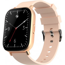 Deals, Discounts & Offers on Mobile Accessories - Zebronics Zeb-FIT5220CH Smart Fitness Watch, 2.5D Curved Glass 4.4cm Large Square Display, Metal Body