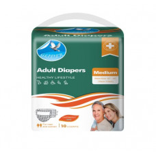 Deals, Discounts & Offers on  - Glider Adult Diaper MEDIUM with WETNESS INDICATOR & OVERNIGHT SUPERIOR ABSORBENCY - 30-44 Inch, 76-112 cm ( Pack of 1 ( 10 Count ))