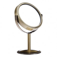 Deals, Discounts & Offers on Beauty Care - Amazon Brand - Solimo Table-Top Mirror, Round, Gold