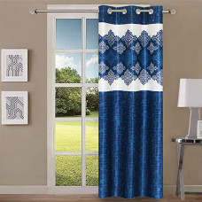 Deals, Discounts & Offers on  - Queenzliving Cosmo Panel Curtain, Door 7 feet- Pack of 1, Royal Blue