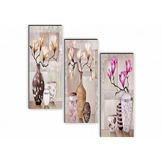 Deals, Discounts & Offers on  - SAF 6 MM MDF Flower Pot Self Hanging Adhesive Digital Reprint 15 inch x 18 inch Painting