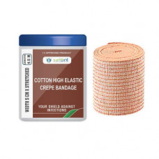 Deals, Discounts & Offers on  - Safent SAFE0057 Cotton High Elastic Crepe Bandage (Beige)