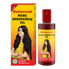 Deals, Discounts & Offers on  - Baidyanath Mahabhringraj Tel - 200ml - Ayurvedic Hair Oil, No Added Chemicals or Fragrance
