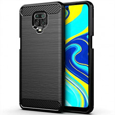 Deals, Discounts & Offers on Mobile Accessories - E-Cosmos Back Cover For Xiaomi Redmi Note 9 Pro/Note 9 Pro Max (Carbon Fibre | Black) For Rs. 68