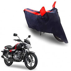 Deals, Discounts & Offers on Accessories - Oshotto Dust Proof Double Mirror Pocket Taffeta Bike Body Cover Compatible with Bajaj V (Red, Blue)