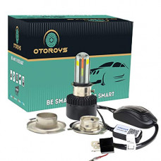 Deals, Discounts & Offers on  - OtoRoys H4 35 Watt 3 Side LED Headlight Bulb with Bluetooth connectivity Multicolour