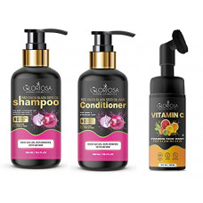 Deals, Discounts & Offers on Beauty Care - GLORIOSA HERBAL COSMETICS Red Onion Hair Fall Shampoo 150ml. [Pack of 3]